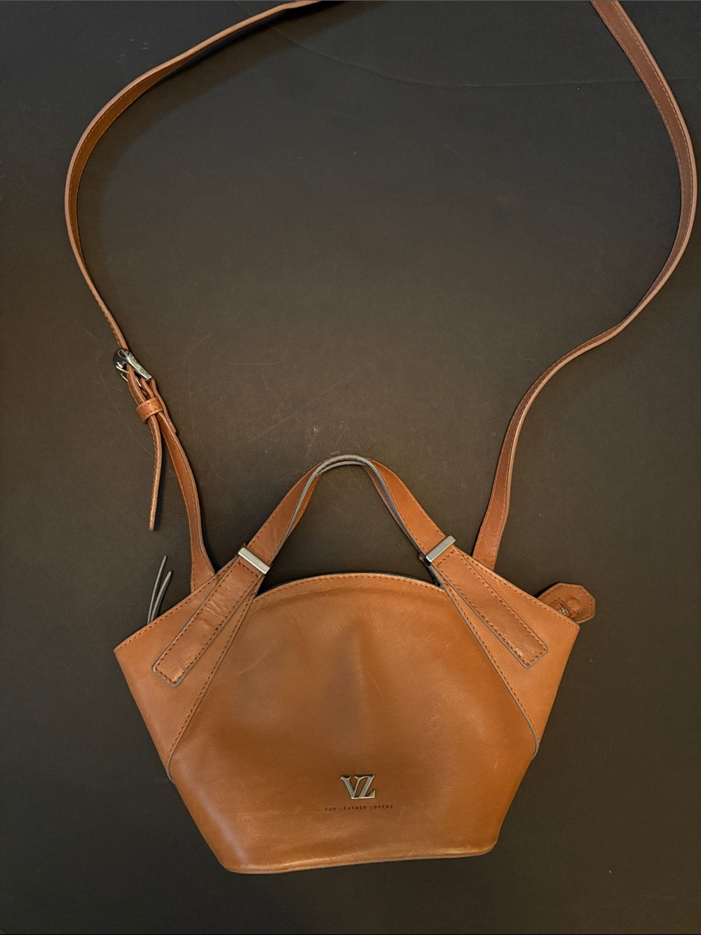 Velez Leather Crossbody Bag